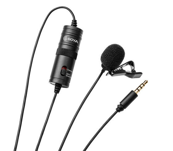 Boya By-m1 Omni Directional Lavalier Microphone For Phone Dslr Camera