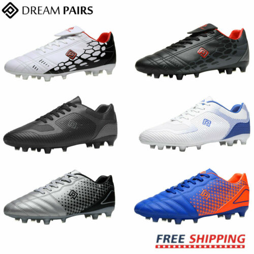 Dream Pairs Mens Soccer Cleats Outdoor Football Shoes Firm Ground Soccer Shoes